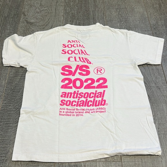 Anti Social Social Club white tshirt - Picture 2 of 2